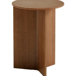 HAY Sängbord & Nattduksbord|Sängbord & Nattduksbord-Slit Bord Ø35 cm, Lackad Ek