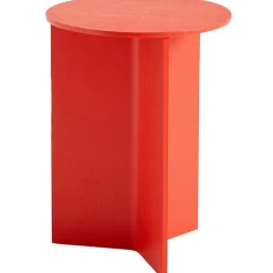 HAY Sängbord & Nattduksbord|Sängbord & Nattduksbord-Slit Bord Ø35 cm, Lackad Ek