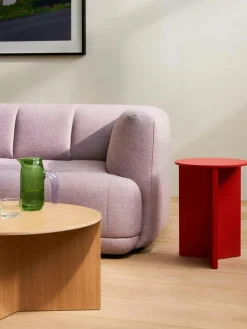 HAY Sängbord & Nattduksbord|Sängbord & Nattduksbord-Slit Bord Ø35 cm, Lackad Ek