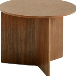 HAY Sängbord & Nattduksbord|Sängbord & Nattduksbord-Slit Bord Rund Ø45, Svart Lackad Ek