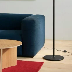 HAY Soffbord-Slit Bord Runt Ø65, Svart Lackad Ek