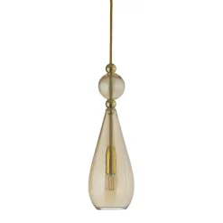 EBB & FLOW Fönsterlampor|Pendellampor-Smykke Pendel Ø12,5 cm, Crystal/Gold