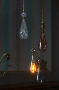 EBB & FLOW Fönsterlampor|Pendellampor-Smykke Pendel Ø12,5 cm, Crystal/Gold