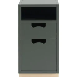 Asplund Hurtsar|Sängbord & Nattduksbord-Snö G3 Hurts Med Sockel, Char Grey