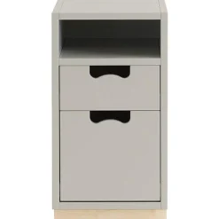 Asplund Hurtsar|Sängbord & Nattduksbord-Snö G3 Hurts Med Sockel, Char Grey