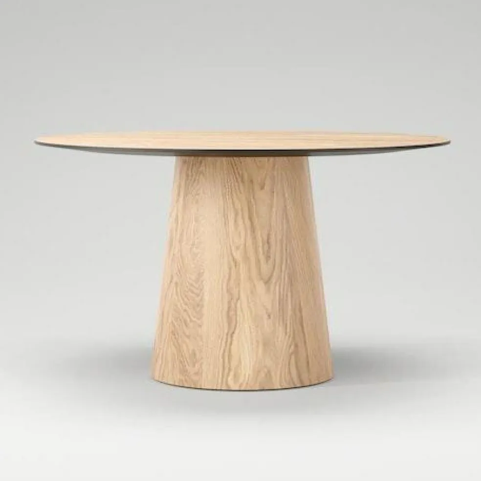 Social Matbord Naturlig Ek, 130 cm