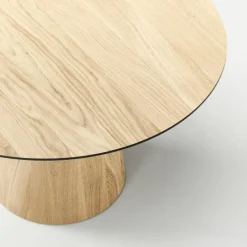 Social Matbord Naturlig Ek, 130 cm