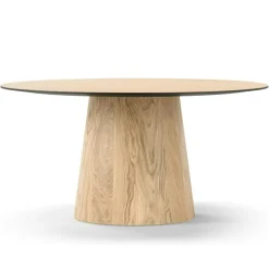 Social Matbord Naturlig Ek, 130 cm