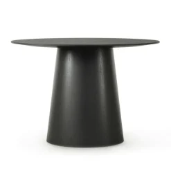 Social Matbord Svart Ek, 110 cm