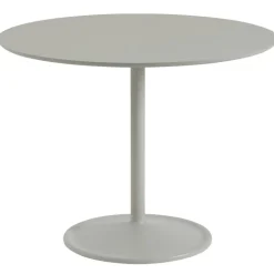 Muuto Matbord Och Barbord-Soft Bord Ø95x73 cm, Massiv Ek / Grå