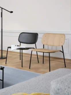 HAY Fåtöljer-Soft Edge 100 Loungestol, Svart