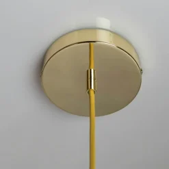 Crème Atelier Pendellampor-Soft Serve Pendel 03, Mässing / Blueberry Sorbet