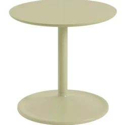 Muuto Sidobord & Avlastningsbord-Soft Sidobord Ø41x40 cm, Massiv Rökt Ek / Svart