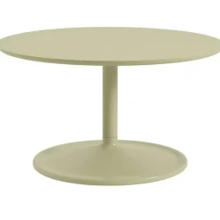 Soft Soffbord Ø95 cm, Solid Ek / Grå