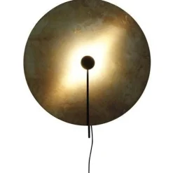 Sol Vägglampa Rå Mässing / Mattsvart, 90 cm