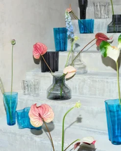 Iittala Vaser-Solare Vas Låg 20x22 cm, Electric Blue