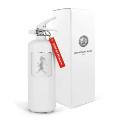 Solstickan Brandsläckare 2 kg, Vit/Guldemblem