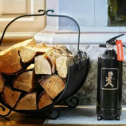 Solstickan Brandsläckare 2 kg, Vit/Guldemblem