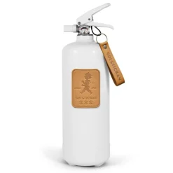 Solstickan Brandsläckare 2 kg, Vit/Guldemblem