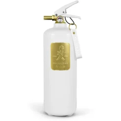 Solstickan Brandsläckare 2 kg, Vit/Guldemblem