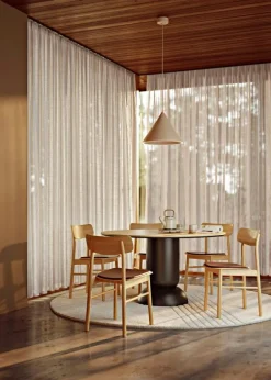 Woud Stolar-Soma Matstol, Svart Läder / Svartmålad Ask