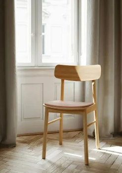 Woud Stolar-Soma Matstol, Svart Läder / Svartmålad Ask