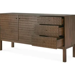 Sono Skänk Teak, 228 cm Dörrar