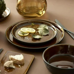 Soppskål Ø18 cm Svart/Amber