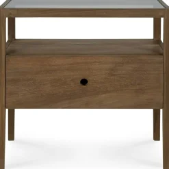 Spindle Sängbord, Teak