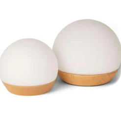 Spring Snowball Portabel Bordslampa Ø11 cm, Vit