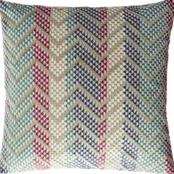 Missoni Home Prydnadskuddar & Fodral-Squame Kudde 50x50 cm, Violett/Multi