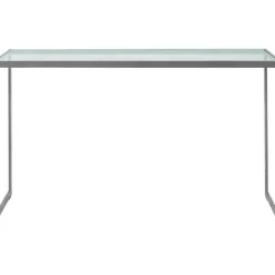 Square Avlastningsbord 122x36x70 cm, Svart/Burned Walnut