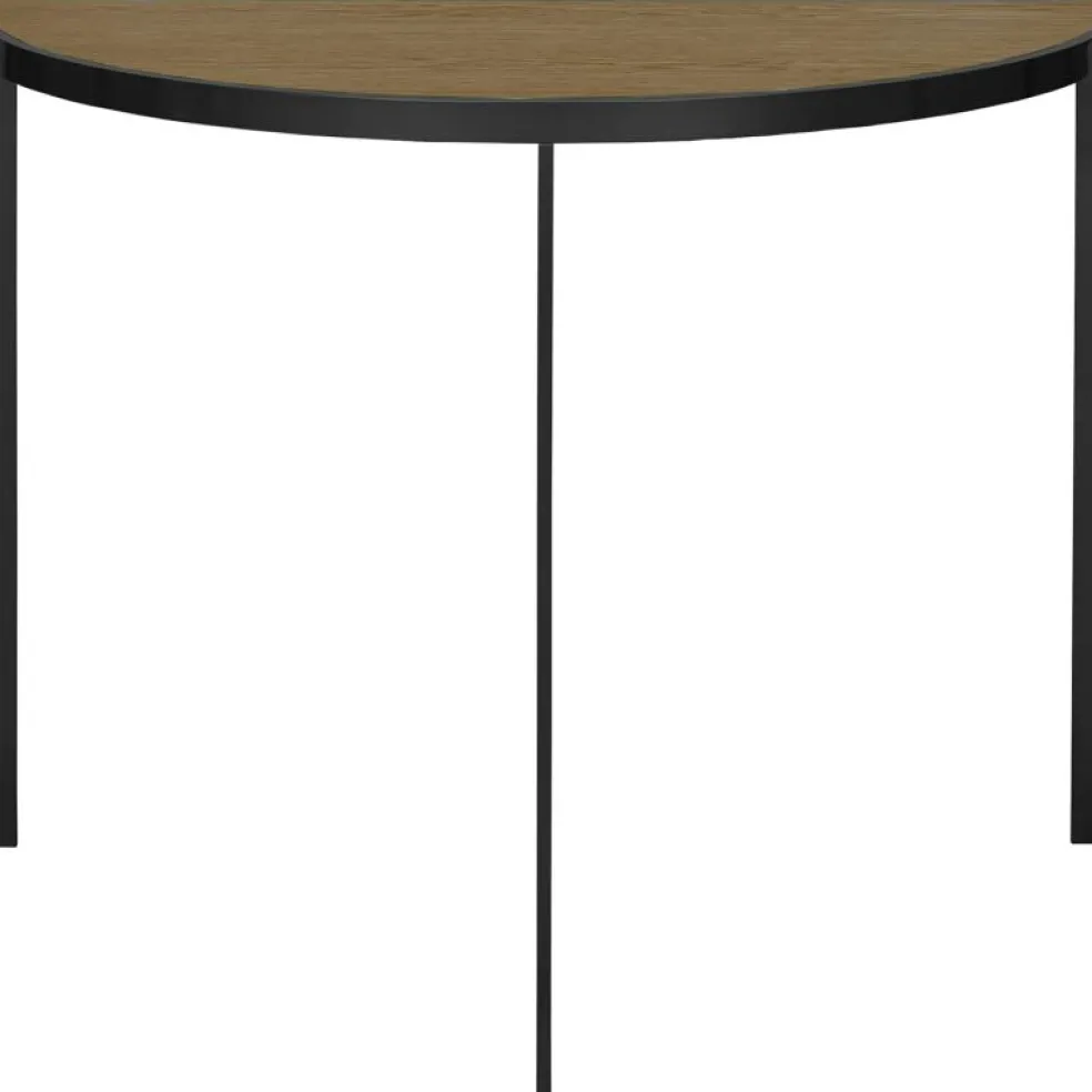 Square Konsolbord 93x46x70 cm, Silver Grey/Svart Ek