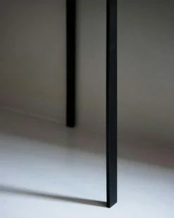 Square Konsolbord 93x46x70 cm, Silver Grey/Svart Ek