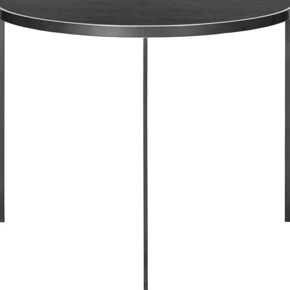 Square Konsolbord 93x46x70 cm, Silver Grey/Svart Ek