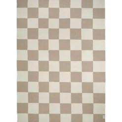 Square Matta 250x350 cm, Vit/Natur