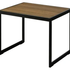 Englesson Sidobord & Avlastningsbord-Square Sidobord 41x56x43 cm, Svart/Burned Walnut