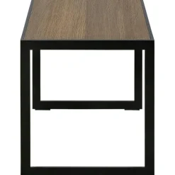 Englesson Sidobord & Avlastningsbord-Square Sidobord 41x56x43 cm, Svart/Burned Walnut