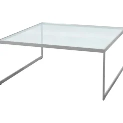 Square Soffbord, 122x62 cm, Svart/Burned Walnut