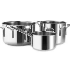 Eva Solo Grytset & Kastrullset-Stainless Steel Grytset 1,1 L / 2,2 L / 3,6 L
