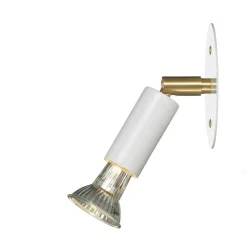 Star 1 Vägglampa Med Platta, Vit