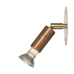 Star 1 Vägglampa Med Platta, Vit