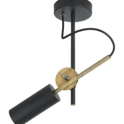 Stav 1 Spotlight, Rå Mässing / Svart