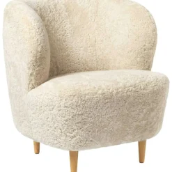 Stay Loungestol Fårskinn, Moonlight/Ek