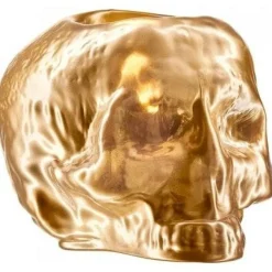 Kosta Boda Ljuslyktor-Still Life Skull Ljuslykta, Svart
