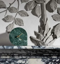 Stilla Bordsklocka, Svart Marmor