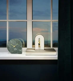 Stilla Bordsklocka, Svart Marmor