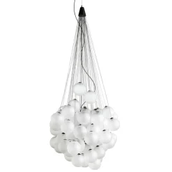 Stochastic Taklampa 48, Aluminium/Metalliserad