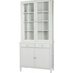 Englesson Skåp & Vitrinskåp-Stockholm 2.0 Vitrin Överskåp 99x34x124, Whitewash