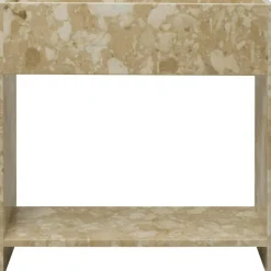 Stone Blomlåda Med Hyllplan, Sand